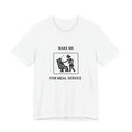 Wake Me for Meal Service - Camiseta divertida de viaje