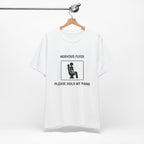 Nervous Flyer Please Hold My Hand - Camiseta divertida de viaje
