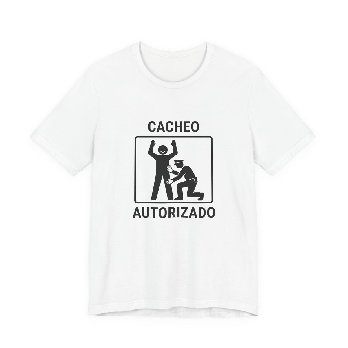 Cacheo autorizado - Camiseta divertida de control de seguridad