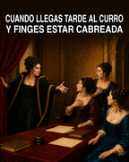 Cuando llegas tarde al curro y finges estar cabreada - Camiseta divertida