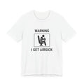 Warning I Get Airsick - Camiseta divertida de viaje