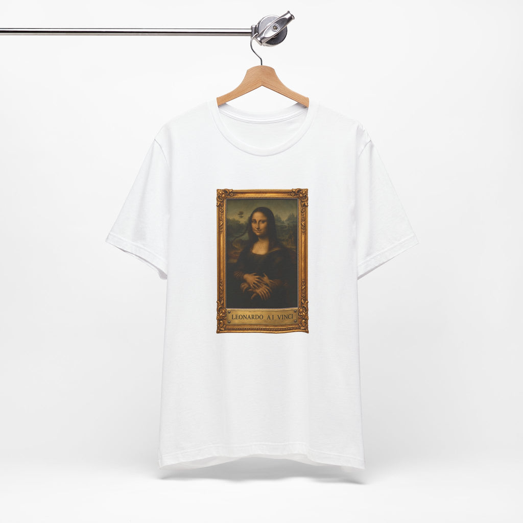 Leonardo A.I. Vinci - Camiseta divertida de la Mona Lisa