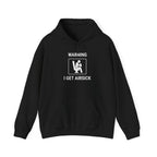 Warning I Get Airsick - Hoodie divertido de viaje