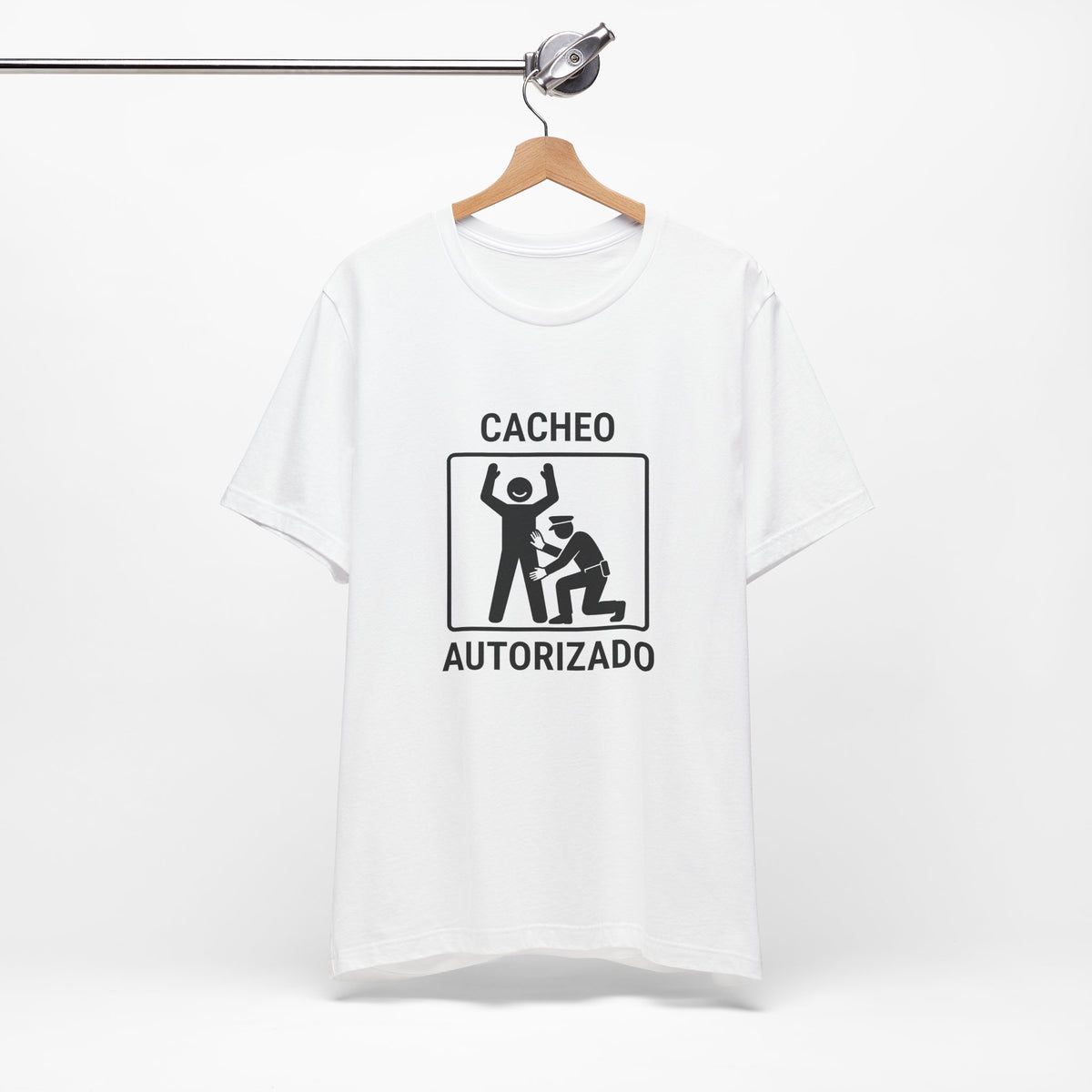 Cacheo autorizado - Camiseta divertida de control de seguridad