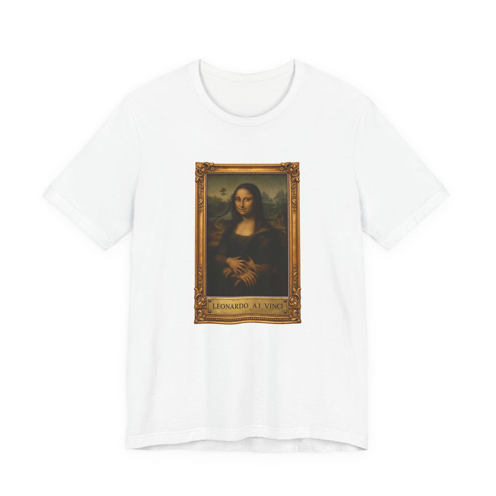 Leonardo A.I. Vinci - Camiseta divertida de la Mona Lisa