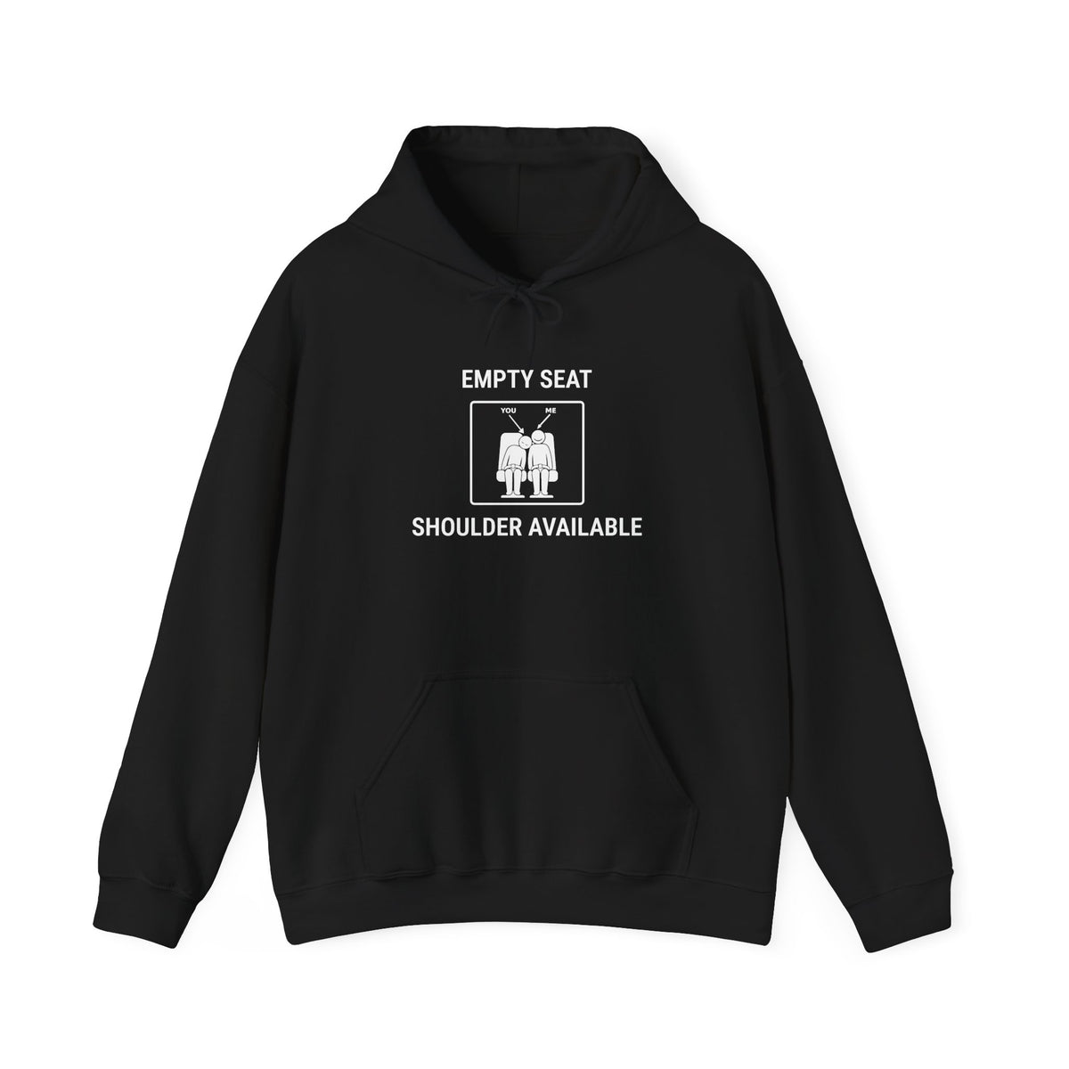 Empty Seat Shoulder Available - Hoodie divertido de viaje